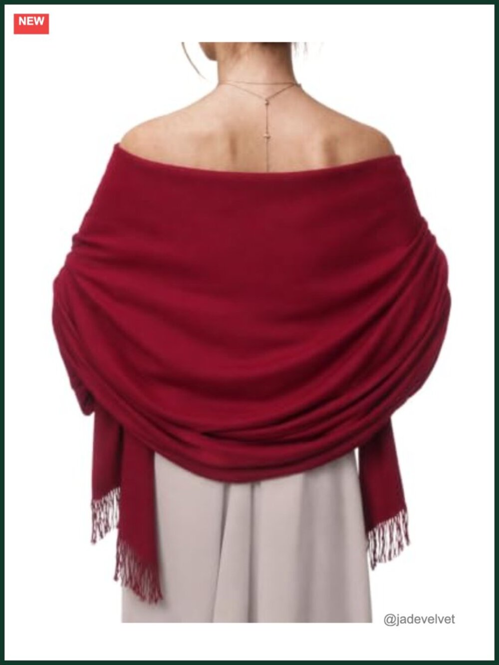 Pashmina Shawl Wrap Evening Wedding Bridesmaid Scarf Stole for Women